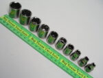 10pc Craftsman 3/8" Drive SAE Size Socket Set - Image 3