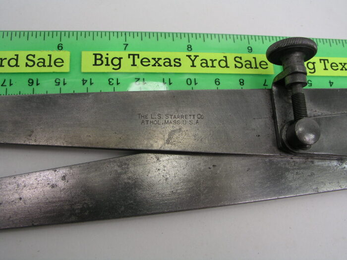 14" Leg Starrett Inside and Outside Caliper Set - Image 8