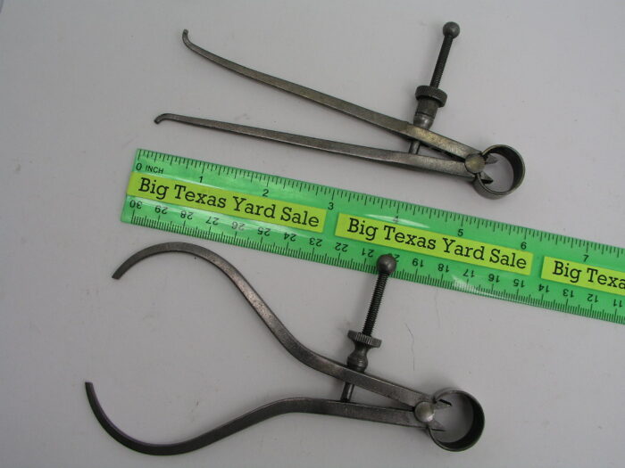 5" Leg Starrett Inside and Outside Bow Caliper Set - Image 1