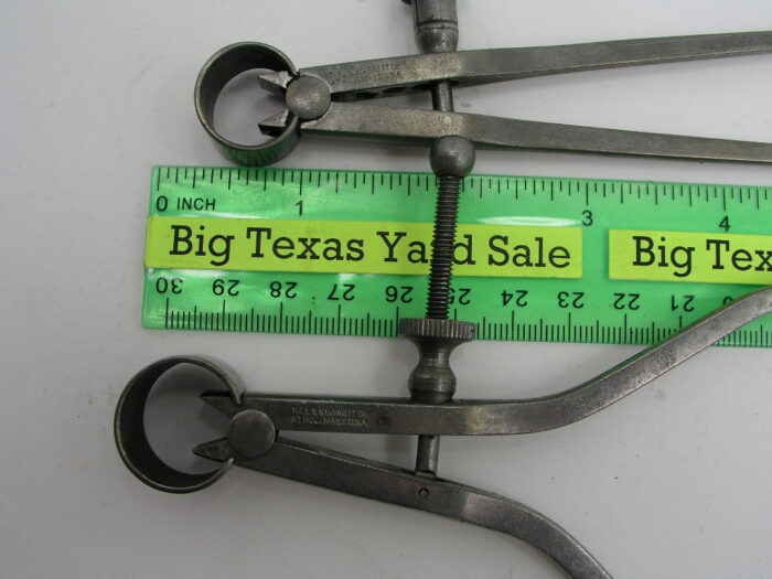 5" Leg Starrett Inside and Outside Bow Caliper Set - Image 3