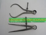 7" Leg Starrett Inside and Outside Bow Caliper Set - Image 2
