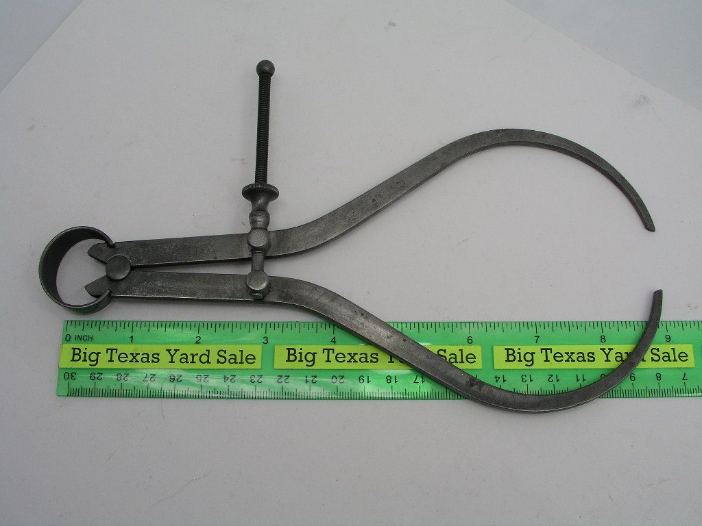 OLYMPUS DIGITAL CAMERA 9" Starrett Outside Bow Caliper - Image 1