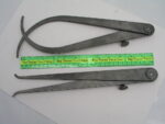 12" Leg Lufkin Inside and Outside Caliper Set - Image 2