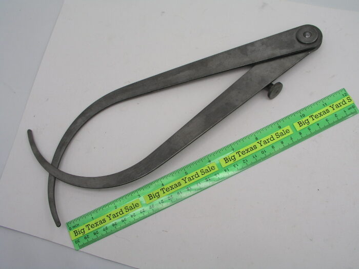 12" Leg Lufkin Inside and Outside Caliper Set - Image 5