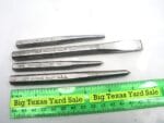 4pc Chrome Alloy USA Punch & Chisel Set - Image 2