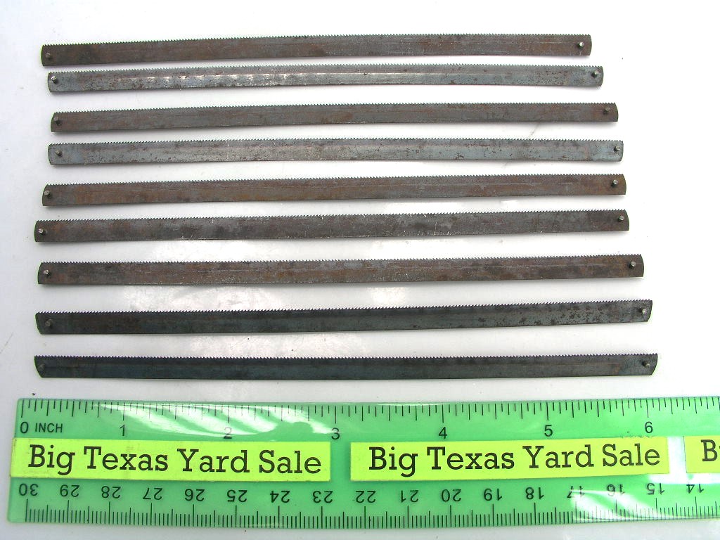 OLYMPUS DIGITAL CAMERA 9pc 6" Hack Saw Blade Lot - Image 1