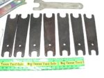 17pc Lot of Flat Stamped Wrenches - Image 3