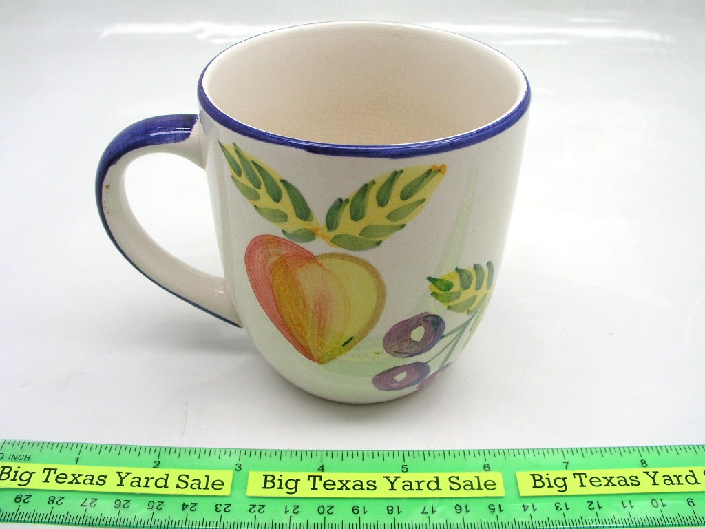 OLYMPUS DIGITAL CAMERA Orchard Jubilee Pattern Cup Mug by Artists Touch lot B - Image 1