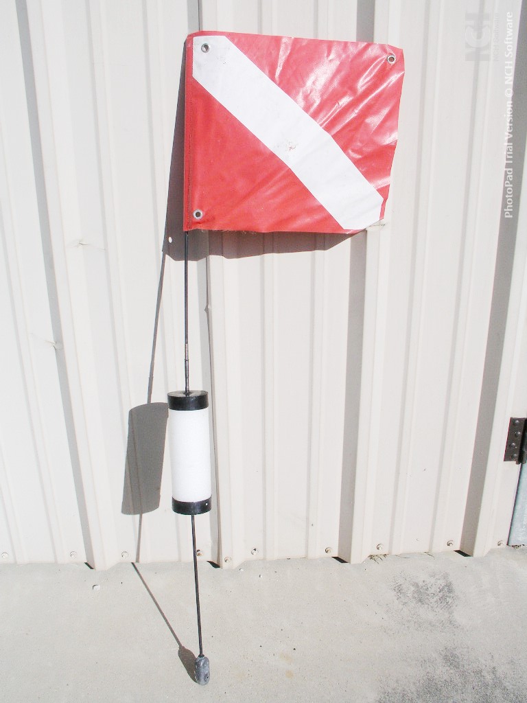 OLYMPUS DIGITAL CAMERA Scuba Diving Flag Buoy - Image 1