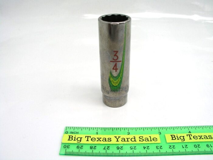 3/4" Matco 1/2" Drive 12pt Deep Socket CD242A - Image 1