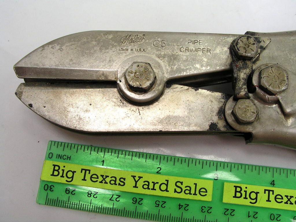 P1010337 Malco C5 HVAC Duct Stove Pipe Crimping Pliers - Image 3