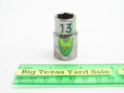 13mm Matco 1/2" Drive 6pt Socket C13M6A