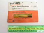 Ridgid #1 Screw Extractor Easy Out