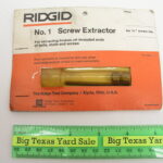 Ridgid #1 Screw Extractor Easy Out