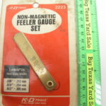 KD Tools 2223 Non-Magnetic Feeler Gauge Set