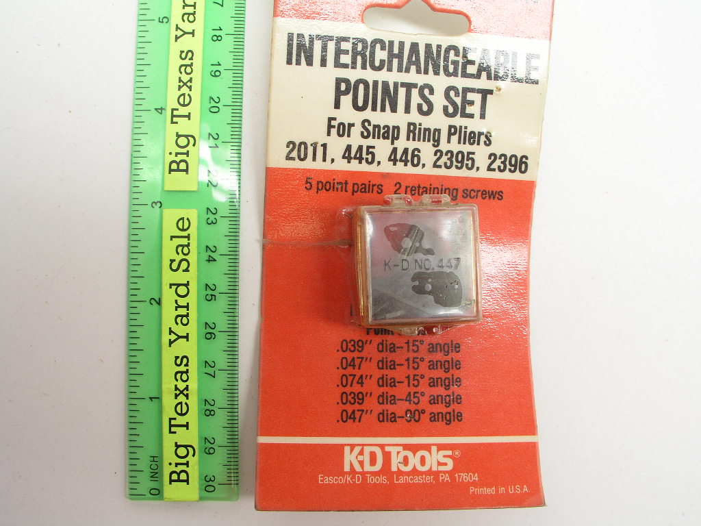 OLYMPUS DIGITAL CAMERA KD Tools 447 Snap Ring Plier Replacement Tips - Image 1