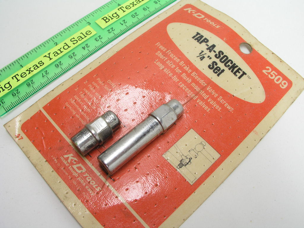 OLYMPUS DIGITAL CAMERA KD Tools 2509 Tap-A-Socket 1/4" Brake Bleeder Screw Repair - Image 1