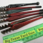 7 pcs Vintage Trojan & Fletcher Glass Cutter Lot