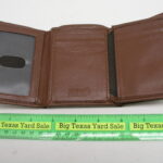 Genuine Leather Tri-Fold Wallet With RFID Protection