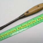 Vintage Irwin Wood Handle Screwdriver