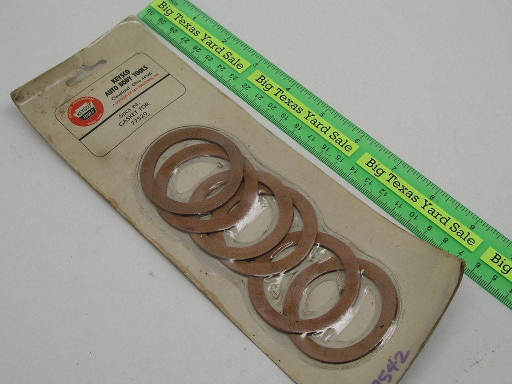 OLYMPUS DIGITAL CAMERA 6 pcs Keysco Paint Spray Gun Gasket 77542 - Image 1