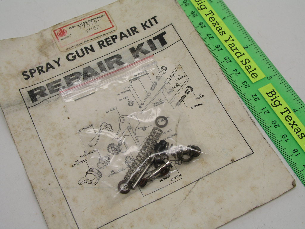 OLYMPUS DIGITAL CAMERA Matco 77575 Spray Gun Rebuild Kit for TU5K - Image 1