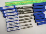 8 pc 4 Flute End Mill Set