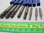 8 pc 4 Flute End Mill Set - Image 2