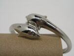 Dolphins 925 Sterling Silver Hinged Cuff Bracelet - Image 2