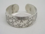 Kirk & Son Sterling Silver Lily of the Valley Cuff Bracelet - Image 2