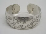 Kirk & Son Sterling Silver Lily of the Valley Cuff Bracelet - Image 6