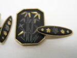 Vintage Amita Japan Damascene Men's Cuff Links - Image 4
