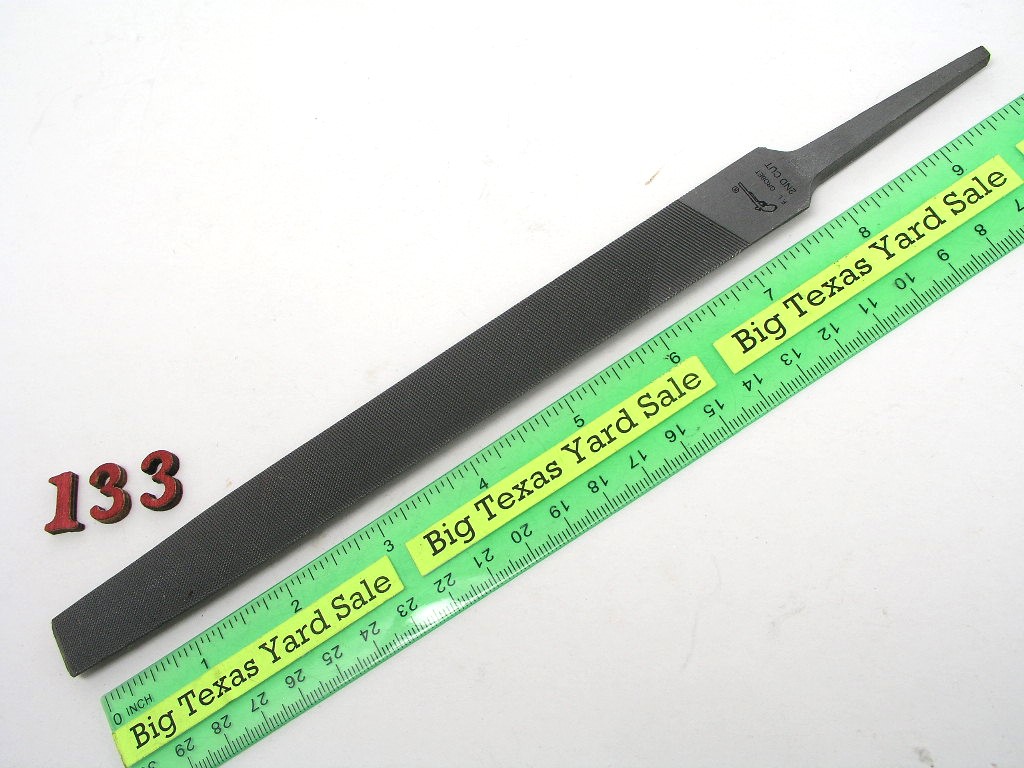 OLYMPUS DIGITAL CAMERA 8" Half Round File 2nd Cut Grobet Swiss - Image 1