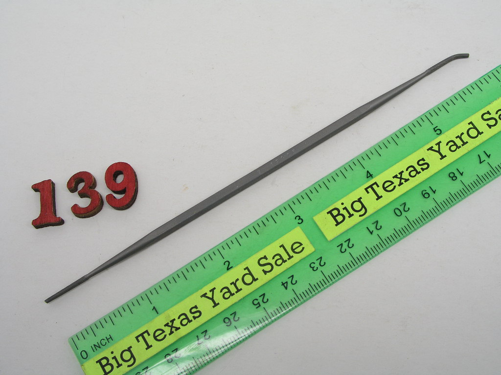 OLYMPUS DIGITAL CAMERA 6" Riffler Die Sinker File #4 Cut Grobet Swiss Pattern 12905 - Image 1