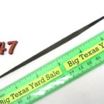 4-1/2" Taper Triangle File #0 Cut P.S. Stubs