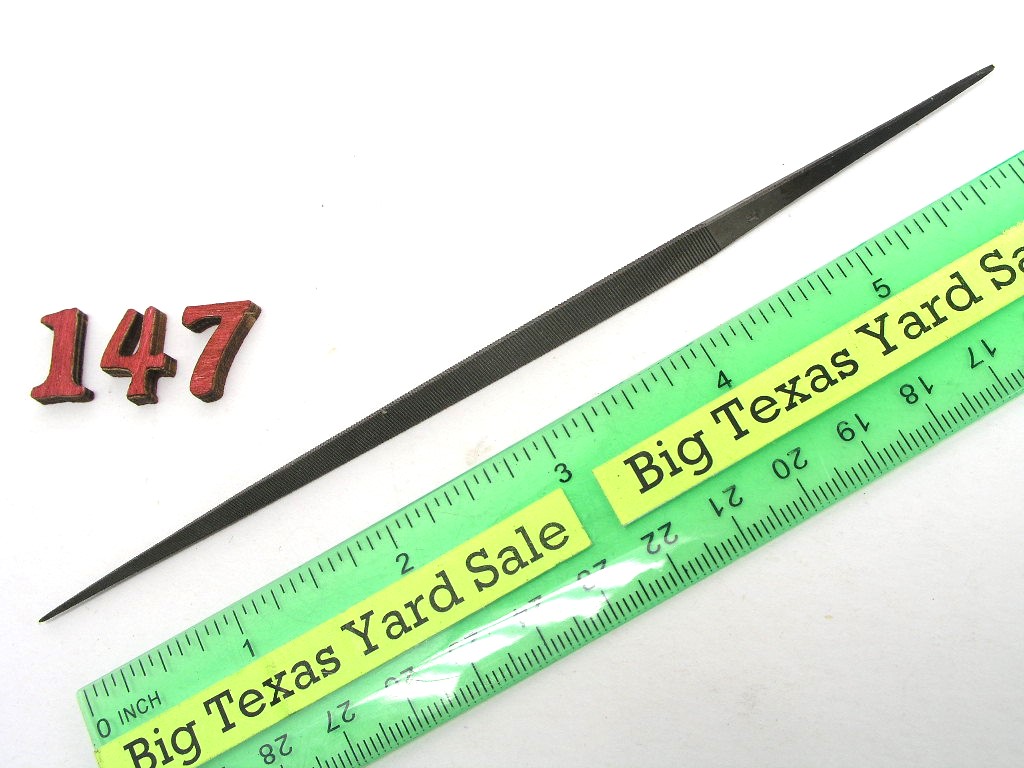 OLYMPUS DIGITAL CAMERA 4-1/2" Taper Triangle File #0 Cut P.S. Stubs - Image 1