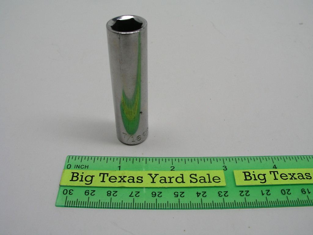 OLYMPUS DIGITAL CAMERA 7/16" 6pt Deep Socket 3/8" Drive Craftsman 43331 - Image 1