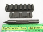 Chainsaw Chain Rivet Punch and Block Set