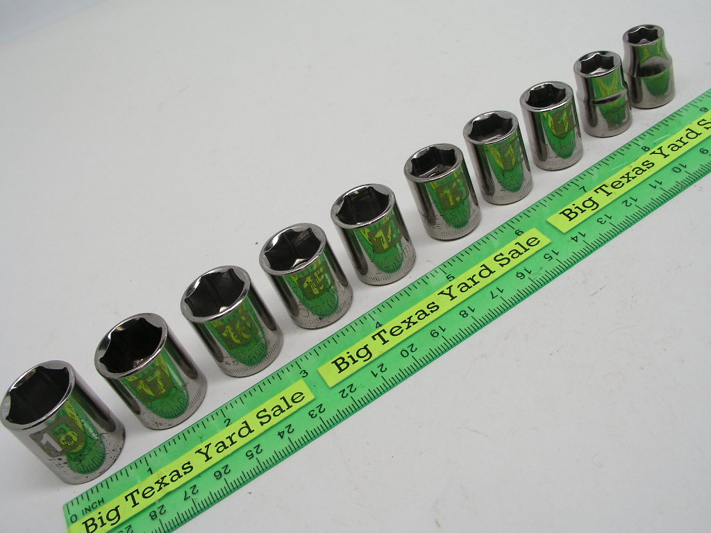 OLYMPUS DIGITAL CAMERA 10pc Craftsman 3/8" Drive Metric Size Socket Set - Image 1
