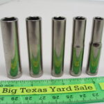 5pc Craftsman 1/4" Drive Metric Size Deep Socket Set