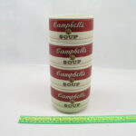 4 pcs Vintage Cambell's Soup Stackable Bowls