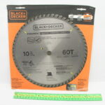 10" Black & Decker Pirana 60T Carbide Plus Table Saw Blade