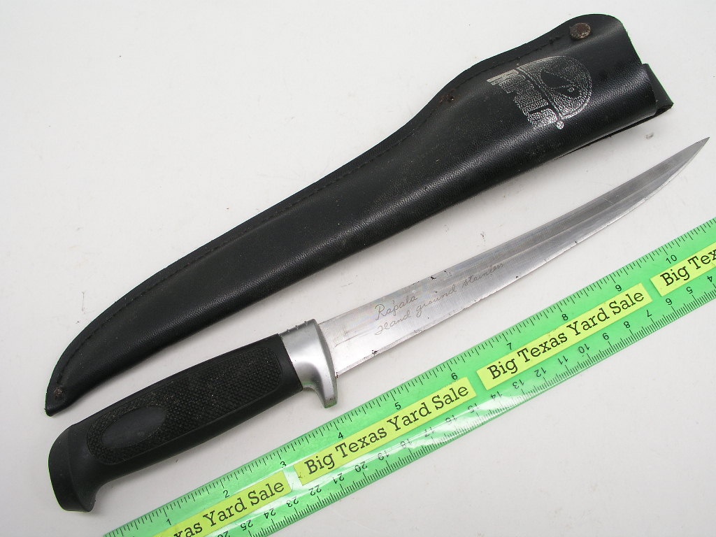 OLYMPUS DIGITAL CAMERA Rapala Filet Knife Stainless Rubber Handle and Sheith - Image 1