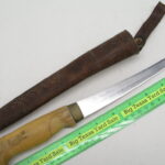 Rapala Filet Knife Signed J Marttiini Finland and Leather Sheith 7-1/2"
