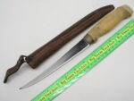 Rapala Filet Knife Signed J Marttiini Finland and Leather Sheith 7-1/2" - Image 2