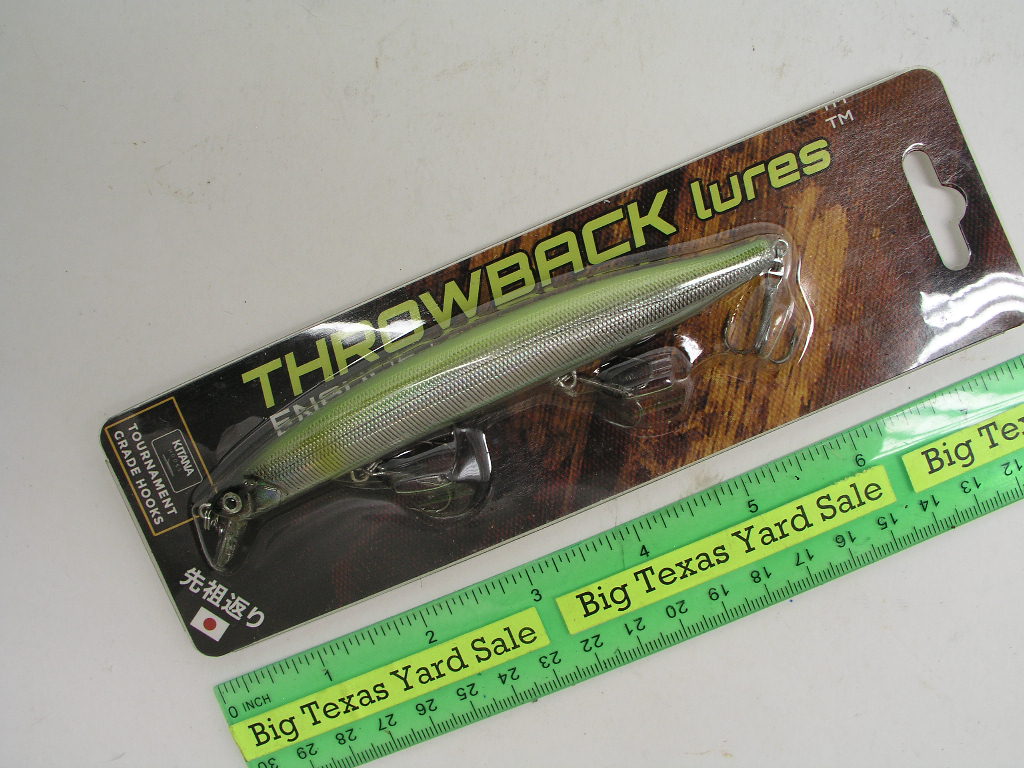OLYMPUS DIGITAL CAMERA Ensui 5" Green Chrome Thowback Lure - Image 1