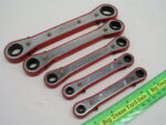5 pc Reversable Ratchet Wrench Set 7/32 to 3/4"