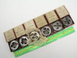 6 pc Vintage Wells Tool Co. USA #20 Adjustable Round Die Set