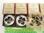 6 pc Vintage Wells Tool Co. USA #20 Adjustable Round Die Set - Image 4