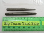 2 pc Greenfield Tap & Die Spiral Screw Extractors